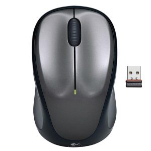Logitech Mysz M235 1000DPI 2.4 GHz optyczna 3kl. bezprzewodowa czarna 1 szt AA do notebooka uniwersalny