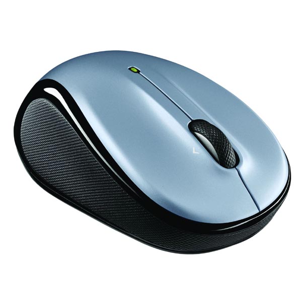 Logitech Mysz M325 1000DPI 2.4 GHz optyczna 3kl. bezprzewodowa srebrna 1 szt AA do notebooka uniwersalny - obrazek 2