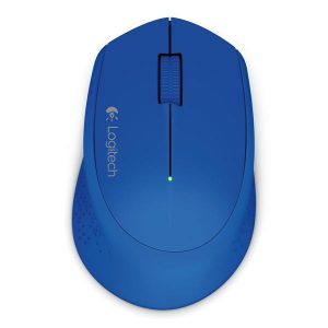 Logitech Mysz M280 1000DPI 2.4 GHz optyczna 3kl. bezprzewodowa niebieska 1 szt AA ergonomiczna dla praworęcznych