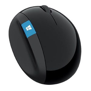 Microsoft Mysz Sculpt Ergonomic Mouse 1000DPI 2.4 GHz laserowa 7kl. bezprzewodowa czarna 2 szt AA klasyczna MicrosoftR
