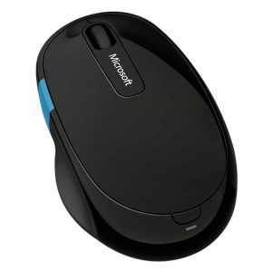Microsoft Mysz Sculpt Comfort Mouse 4000DPI 2.4 GHz optyczna 6kl. bezprzewodowa czarna 2 szt AA klasyczna BlueTrack