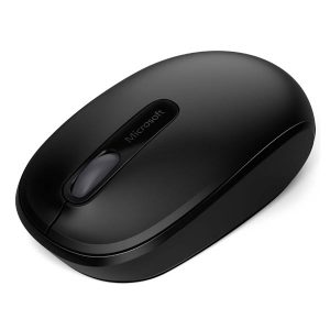 Microsoft Mysz Mobile Mouse 1850 1000DPI 2.4 GHz optyczna 3kl. bezprzewodowa czarna 1 szt AA Klasyczna Microsoft Nano T