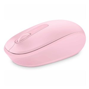 Microsoft Mysz Mobile Mouse 1850 1000DPI 2.4 GHz optyczna 3kl. bezprzewodowa rożowa 1 szt AA Klasyczna Microsoft Nano T