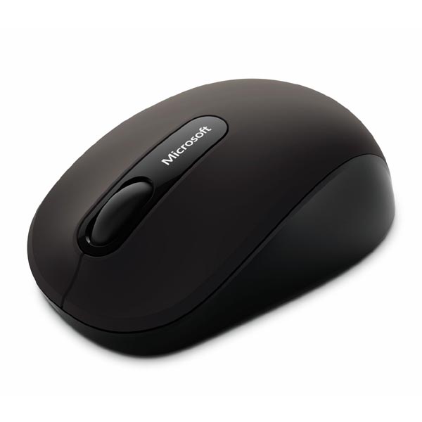 Microsoft Mysz Bluetooth Mobile Mouse 3600 1000DPI Bluetooth optyczna 3kl. bezprzewodowa czarna 1 szt AA klasyczna BlueTr