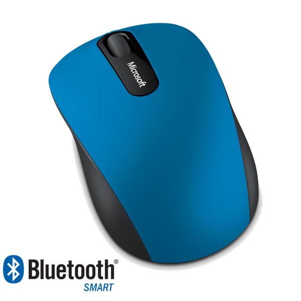 Microsoft Mysz Bluetooth Mobile Mouse 3600 1000DPI Bluetooth optyczna 3kl. bezprzewodowa niebieska 1 szt AA klasyczna Blu - obrazek 4