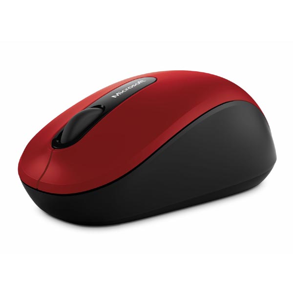 Microsoft Mysz Bluetooth Mobile Mouse 3600 1000DPI Bluetooth optyczna 3kl. bezprzewodowa czerwona 1 szt AA klasyczna Blue