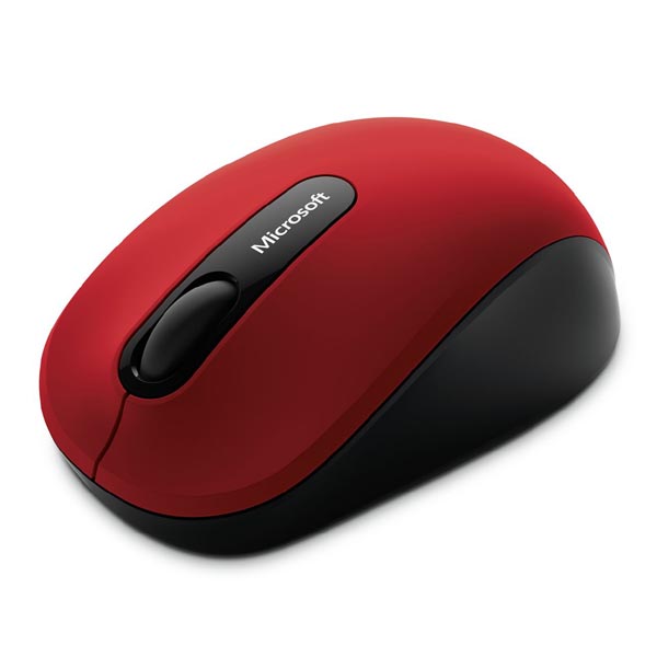 Microsoft Mysz Bluetooth Mobile Mouse 3600 1000DPI Bluetooth optyczna 3kl. bezprzewodowa czerwona 1 szt AA klasyczna Blue - obrazek 2