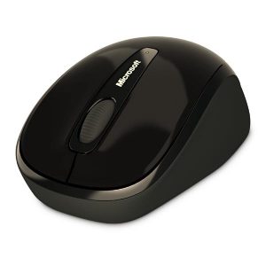 Microsoft Mysz Mobile Mouse 3500 1000DPI 2.4 GHz optyczna 3kl. bezprzewodowa czarna 1 szt AA klasyczna Microsoft Nano T