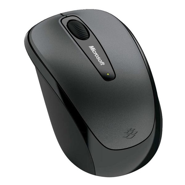 Microsoft Mysz Mobile Mouse 3500 1000DPI 2.4 GHz optyczna 3kl. bezprzewodowa czarna 1 szt AA klasyczna Microsoft Nano T - obrazek 2