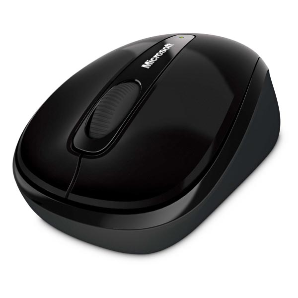 Microsoft Mysz Mobile Mouse 3500 1000DPI 2.4 GHz optyczna 3kl. bezprzewodowa czarna 1 szt AA klasyczna Microsoft Nano T - obrazek 3