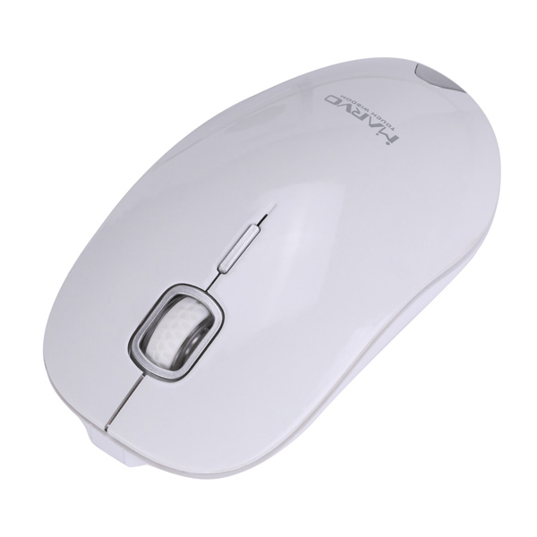 Marvo Mysz DWM101WT 1600DPI 2.4 GHz optyczna 4kl. bezprzewodowa biała AA biurowy - obrazek 2