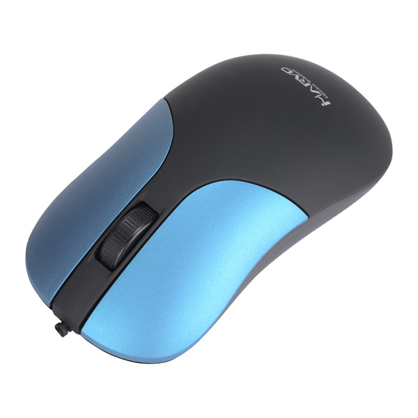 Marvo Mysz DMS002BL 1200DPI optyczna 3kl. przewodowa USB niebieska biurowy - obrazek 2