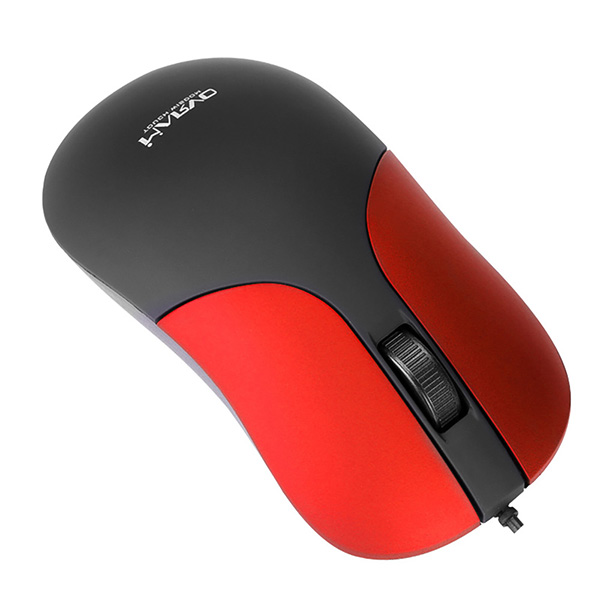 Marvo Mysz DMS002RD 1200DPI optyczna 3kl. przewodowa USB czarno czerwona biurowy - obrazek 3