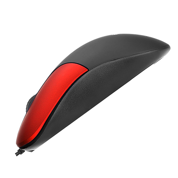 Marvo Mysz DMS002RD 1200DPI optyczna 3kl. przewodowa USB czarno czerwona biurowy - obrazek 5