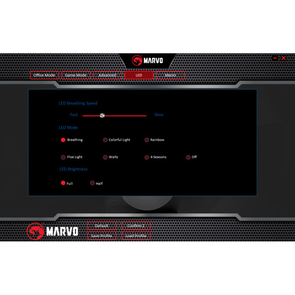 Marvo Mysz M519 12000DPI optyczna 8kl. przewodowa USB czarna do gry - obrazek 6