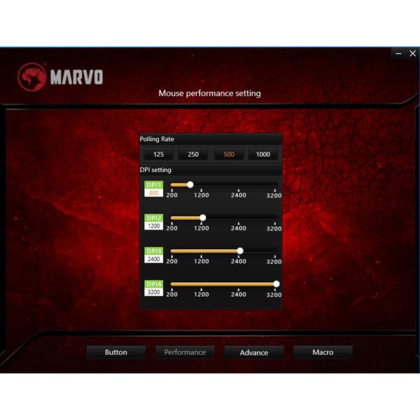 Marvo Mysz M359 3200DPI optyczna 7kl. przewodowa USB czarna do gry - obrazek 13