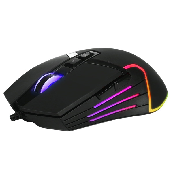 Marvo Mysz G941 12000DPI optyczna 9kl. przewodowa USB czarna do gry podświetlenie RGB - obrazek 2