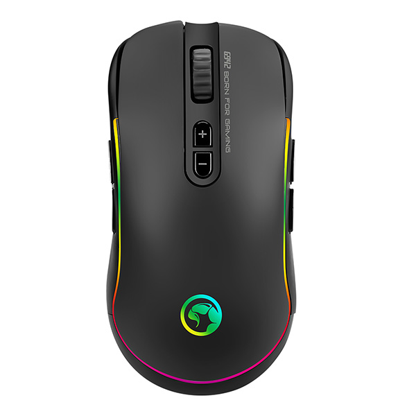 Marvo Mysz G942 10000DPI optyczna 10kl. przewodowa USB czarna do gry podświetlenie RGB