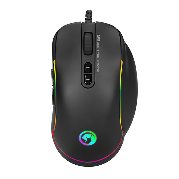 Marvo Mysz G942 10000DPI optyczna 10kl. przewodowa USB czarna do gry podświetlenie RGB - obrazek 4