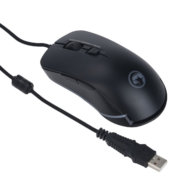 Marvo Mysz M508 3200DPI optyczna 6kl. przewodowa USB czarna do gry podświetlona - obrazek 4