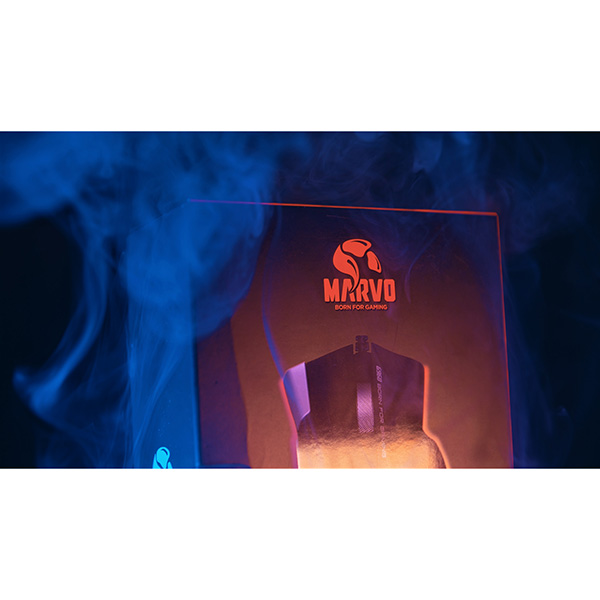Marvo Mysz G960 9000DPI optyczna 12kl. przewodowa USB czarna do gry podświetlana boczny joystick - obrazek 12