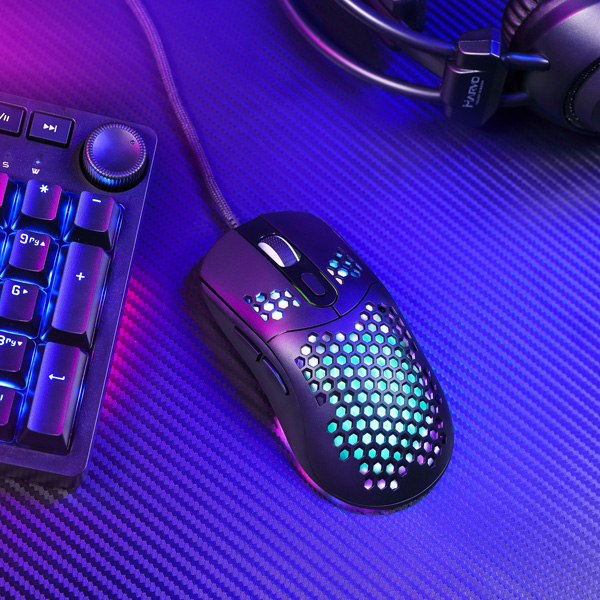 Marvo Mysz G925 12000DPI optyczna 7kl. przewodowa USB czarna do gry podświetlona - obrazek 13