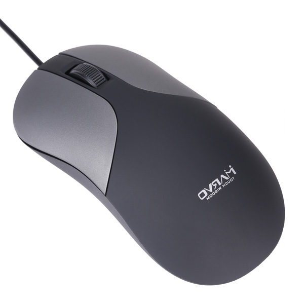 Marvo Mysz DMS002GY 1200DPI optyczna 3kl. przewodowa USB szara biurowy - obrazek 5