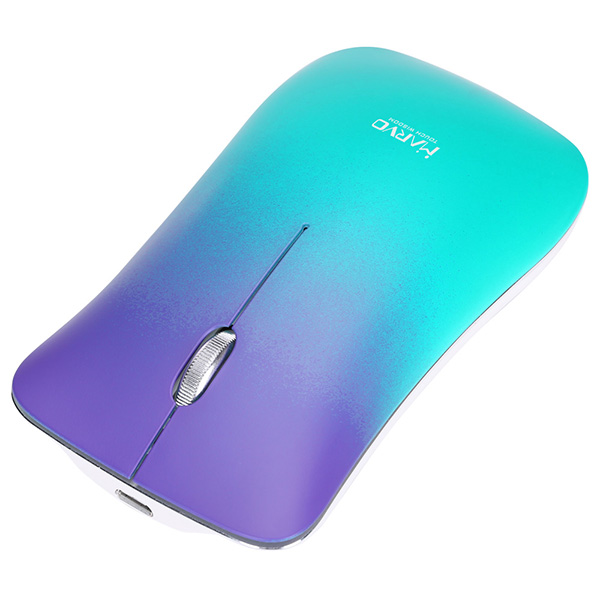 Marvo Mysz DWM102PP 1600DPI 2.4 GHz optyczna 3kl. bezprzewodowa kolorowa wbudowany akumulator biurowa cicha - obrazek 2