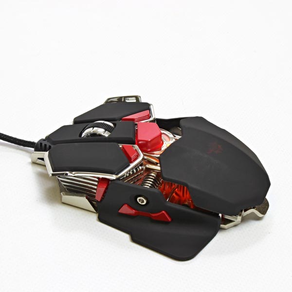 Red Fighter Mysz M1 4000DPI optyczna 10kl. przewodowa USB czarna do gry - obrazek 2