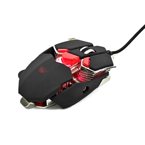 Red Fighter Mysz M1 4000DPI optyczna 10kl. przewodowa USB czarna do gry - obrazek 4