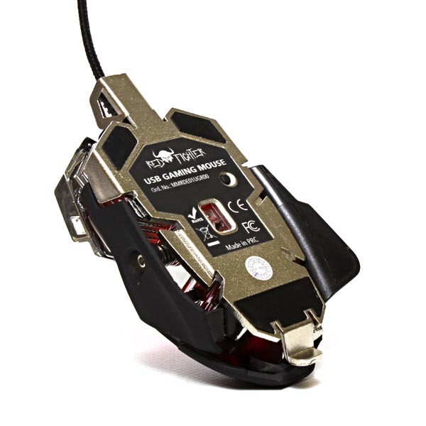 Red Fighter Mysz M1 4000DPI optyczna 10kl. przewodowa USB czarna do gry - obrazek 5