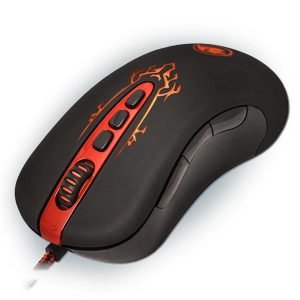 Redragon Mysz Origin 4000DPI optyczna 10kl. przewodowa USB czarno czerwona do gry