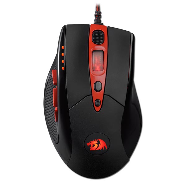 Redragon Mysz TITANOBOA 8200DPI laserowa 10kl. przewodowa USB czarno czerwona do gry - obrazek 2