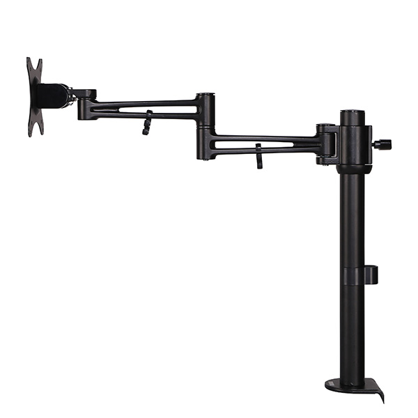 Regulowany uchwyt na monitor 10KG zacisk 17 Inch 30 Inch obrotowy czarny - obrazek 5