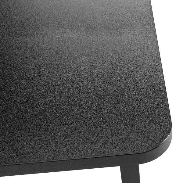 Podstawa pod monitor łatwy montaż miejsce na klawiaturę czarny metal płyta mdf 20 kg nośność Powerton ergo - obrazek 5