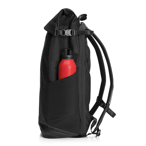 Plecak na notebook 156 Inch OMEN Transceptor Rolltop czarny powłoka wodoodporna HP - obrazek 3