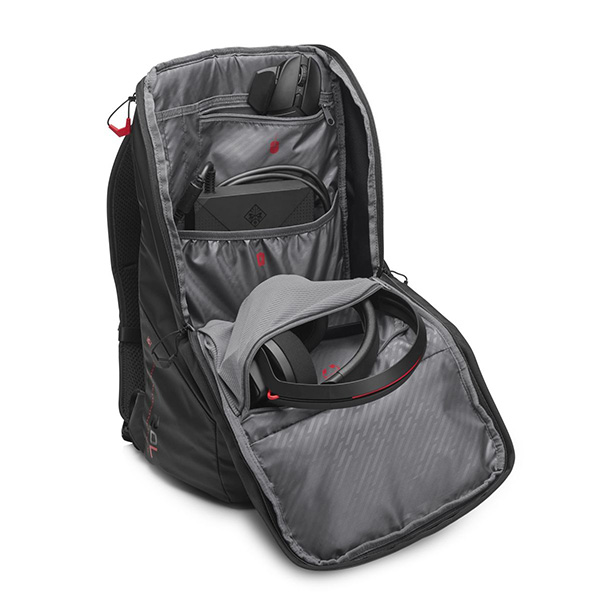 Plecak na notebook 156 Inch OMEN Transceptor 15 Gaming Backpack czarny powłoka wodoodporna HP - obrazek 4