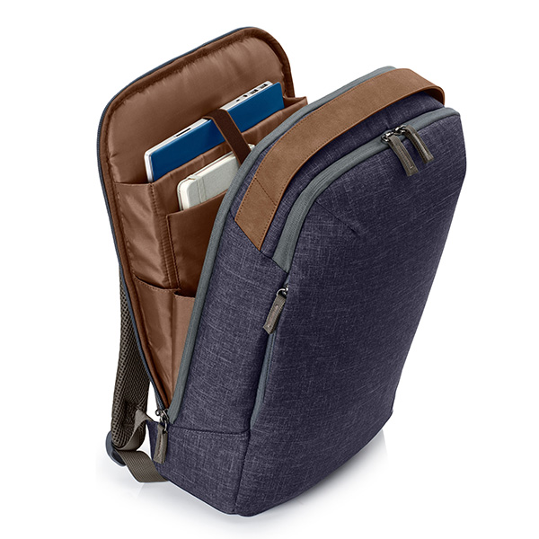 Plecak na notebook 156 Inch HP RENEW Navy Backpack navy blue poliester HP - obrazek 3