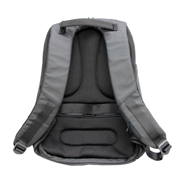 Plecak na notebook 156 Inch NB008 czarno szary poliester polietylen nylon z zabezpieczeniem antykradzieżowym - obrazek 6
