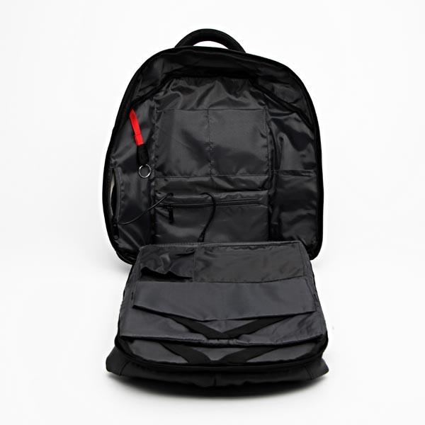 Plecak na notebook 156 Inch NB007 czarny poliester polietylen nylon z zabezpieczeniem antykradzieżowym - obrazek 6