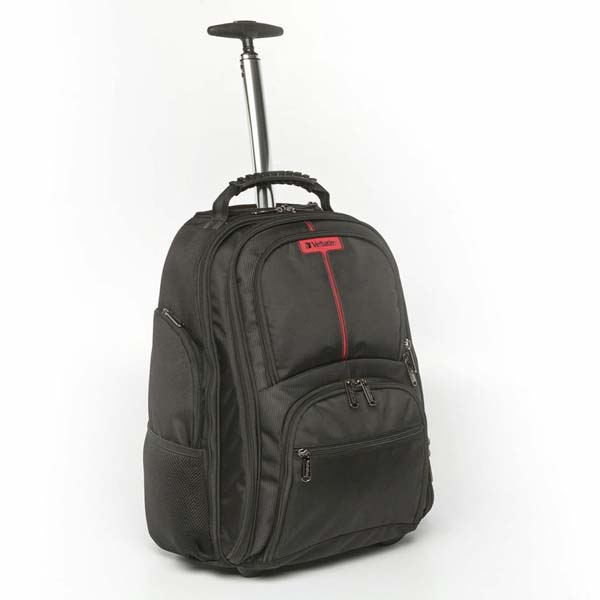 Plecak na kołkach na notebook 17 Inch Paris czarny poliester Verbatim