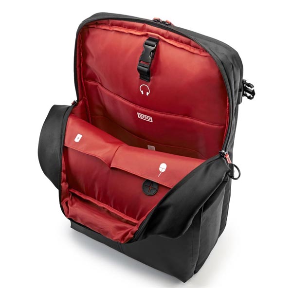 Plecak na notebook 173 Inch Omen Gaming Backpack czarny poliester HP - obrazek 5