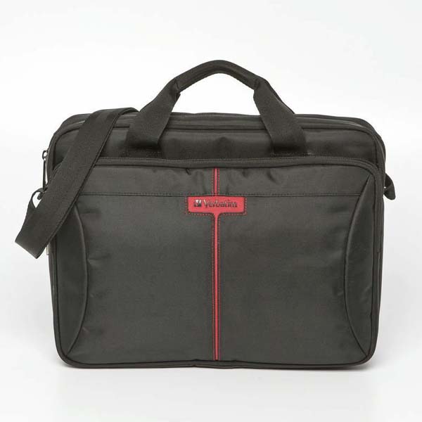 Torba na notebook 15.6 Inch Frankfurt czarna poliester na kołkach typ Verbatim - obrazek 5