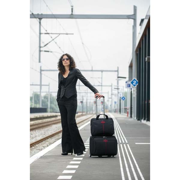 Torba na notebook 15.6 Inch Frankfurt czarna poliester na kołkach typ Verbatim - obrazek 8