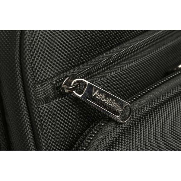 Torba na notebook 15.6 Inch Frankfurt czarna poliester na kołkach typ Verbatim - obrazek 9