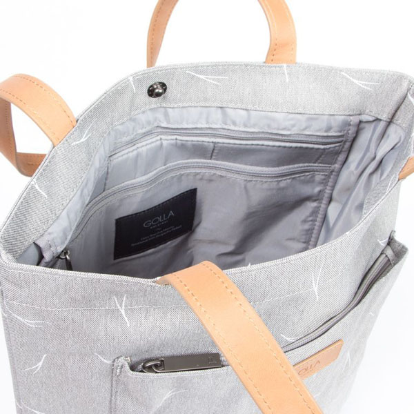 Torba na notebook 13 Inch Seiren Salt &, Pepper szara poliester Golla - obrazek 6