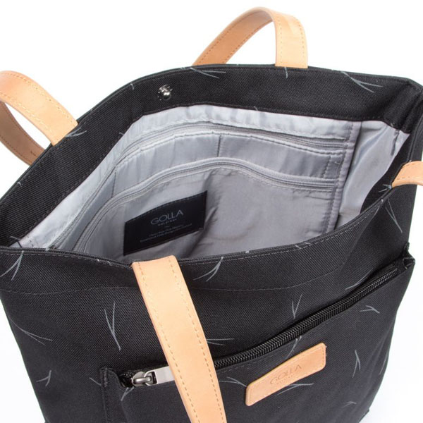 Torba na notebook 13 Inch Seiren Black czarna poliester Golla - obrazek 6