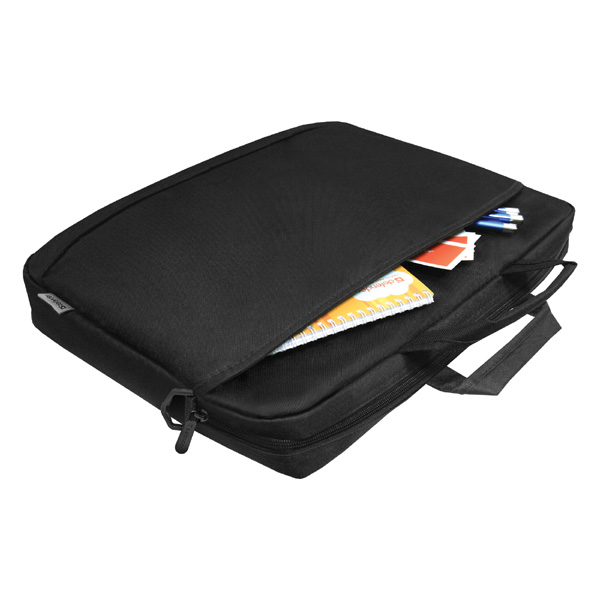 Torba na notebook 17 Inch Monte czarna poliester Defender - obrazek 5