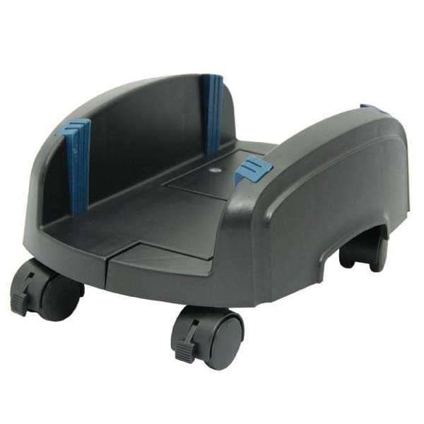 Uchwyt PC na podstawie regulowana szerokość czarny plastikowy szerokość 155 255 cm czarna PC