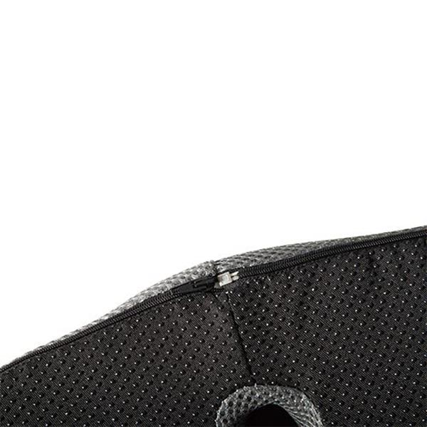 Ortopedyczna poduszka plastikowa końcowka odporna na nacisk ergonomiczna czarny pianka z efektem pamięci - obrazek 3